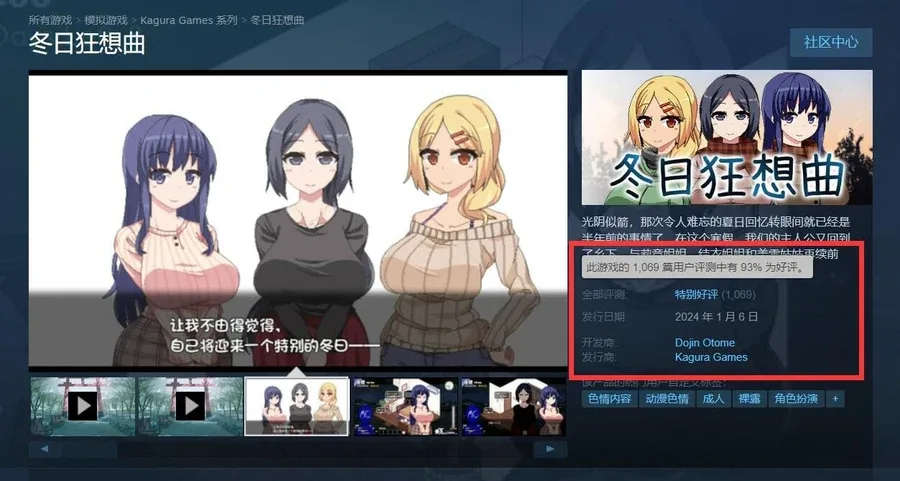 冬日狂想曲 冬日狂想曲攻略大全双端版本 封面图