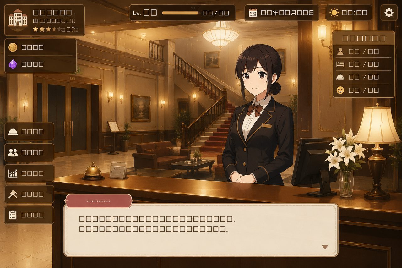 蛋少女 视觉小说 画面 1