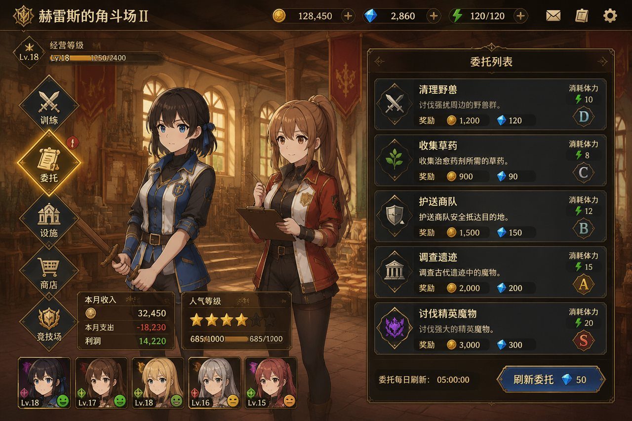 赫雷斯的角斗场Ⅱ 地图探索 画面 2