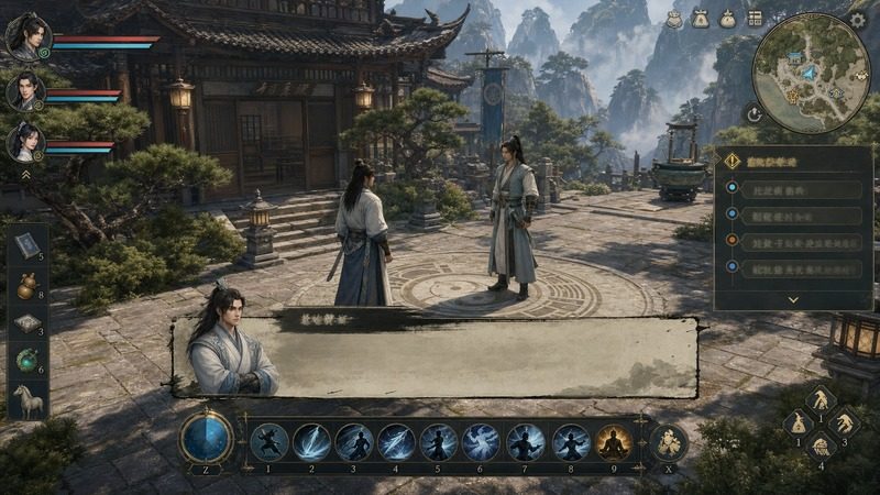 金庸群侠传5爱与死仙狐MOD六周年 场景演出 演示图 7