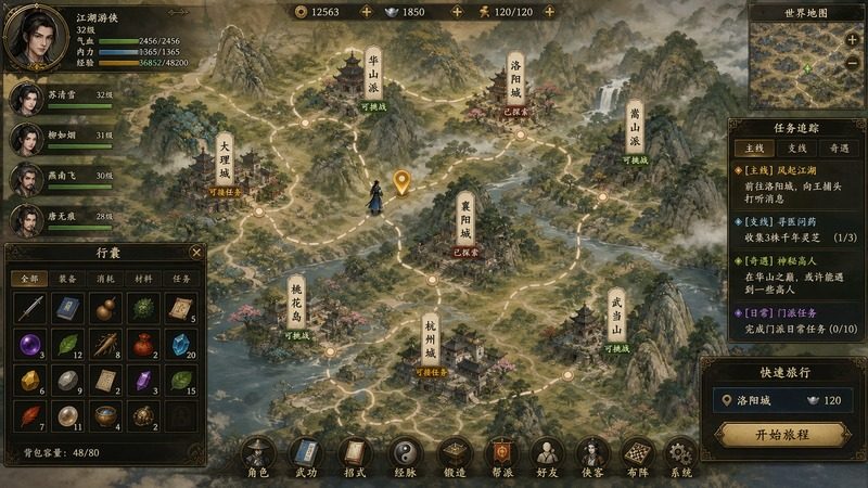 金庸群侠传5爱与死仙狐MOD六周年 国风 内容截图 8