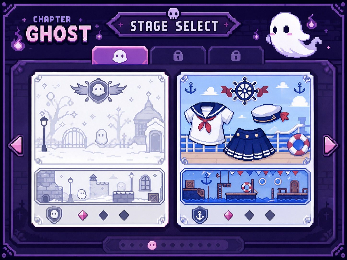 色情猜拳GHOST篇 水手服舞台 预览图 2